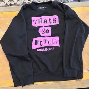 Mean Girls Black and Pink Sweatshirt